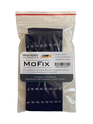 MoFix, Befestigungsset für Magnetmotive (an Reisegepäck)
