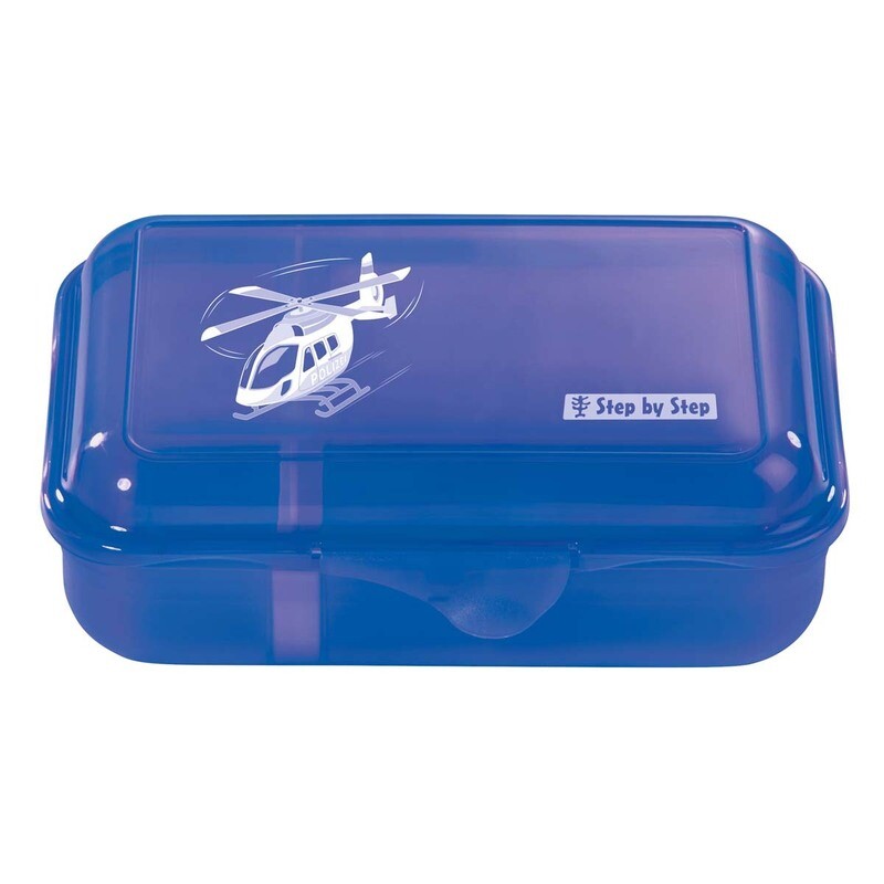 Step by Step, Lunchbox / Brotdose, *Helicopter Sam, + GRATIS Personalisierung