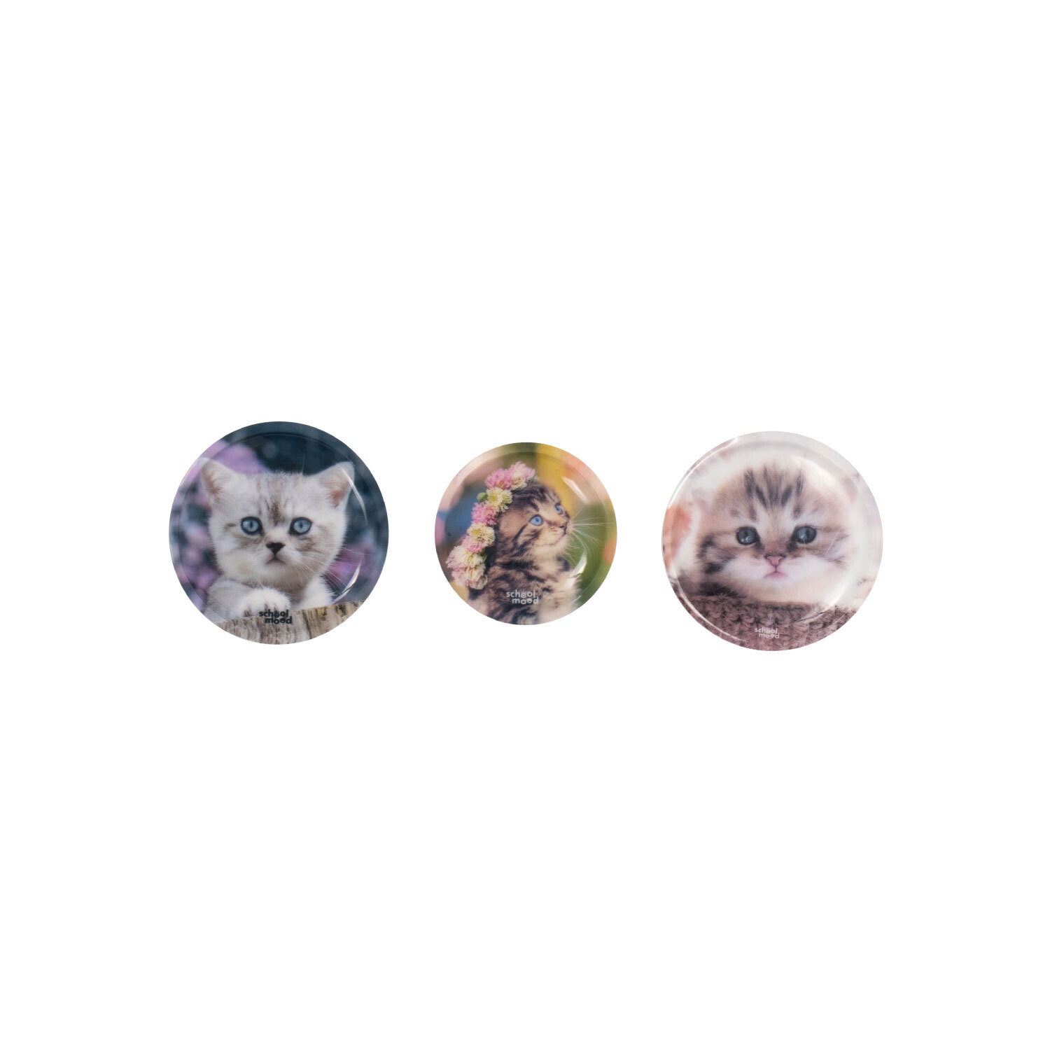 School Mood, 3er Patchy-Set, Lina (Katze)