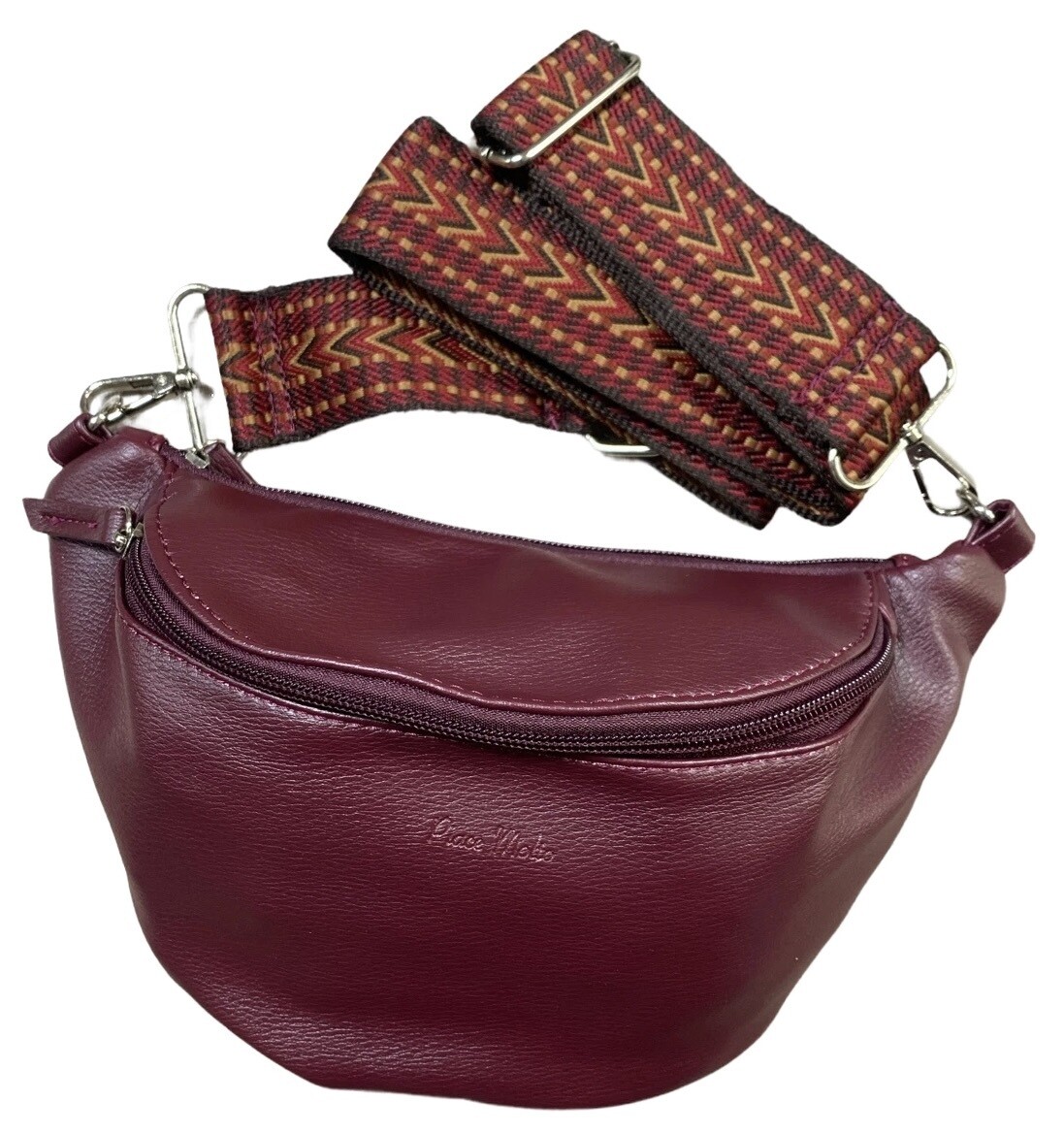 Piace Molto, *Vera Gürteltasche/Crossover bordeaux