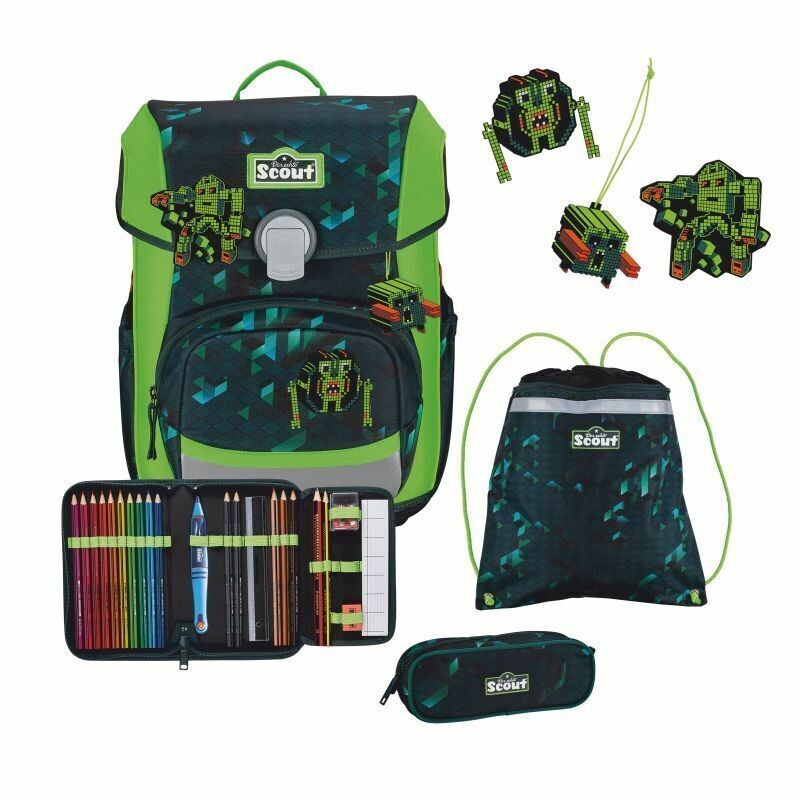 Scout NEO Schulranzen-Set 4-teilig *Cubes