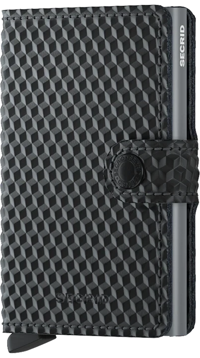 SECRID, Miniwallet Cubic-Black-Titanium SECRID, Miniwallet Cubic-Black-Titanium