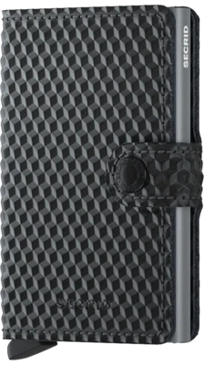 SECRID, Miniwallet Cubic-Black-Titanium