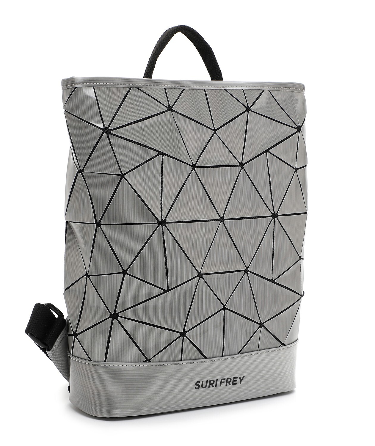 SURI FREY, Rucksack mittel *Jessy-Lu, grey-matallic