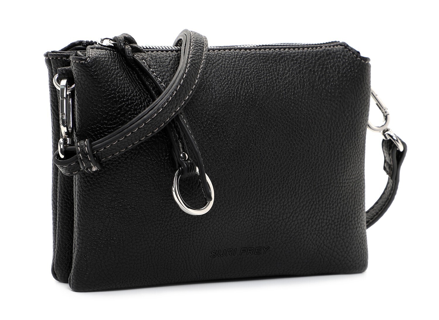 SURI FREY® Umhängetasche Debby klein, schwarz