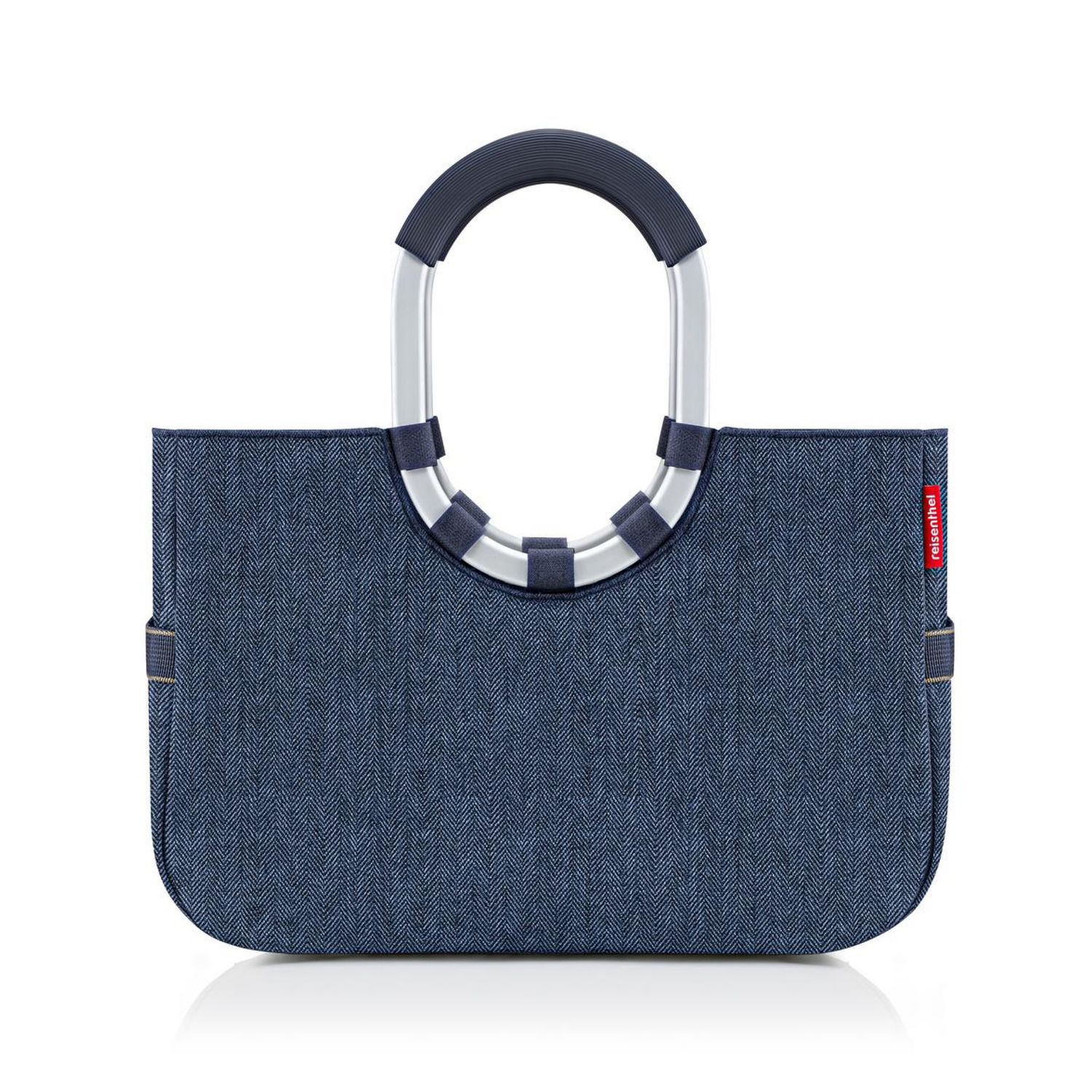 Reisenthel, Einkaufskorb Loopshopper M, herringbone dark blue
