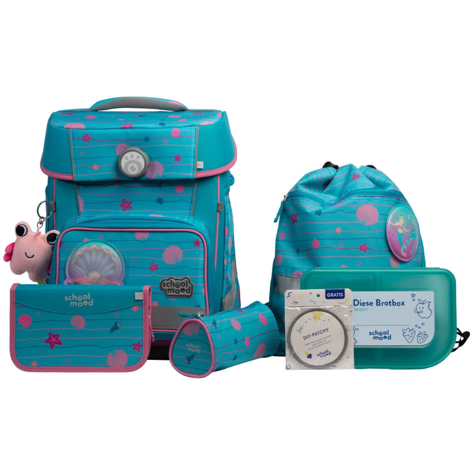 School Mood, Schulranzen-Set, Champion Maxx PRO , „LILLY" (Meerjungfrau)