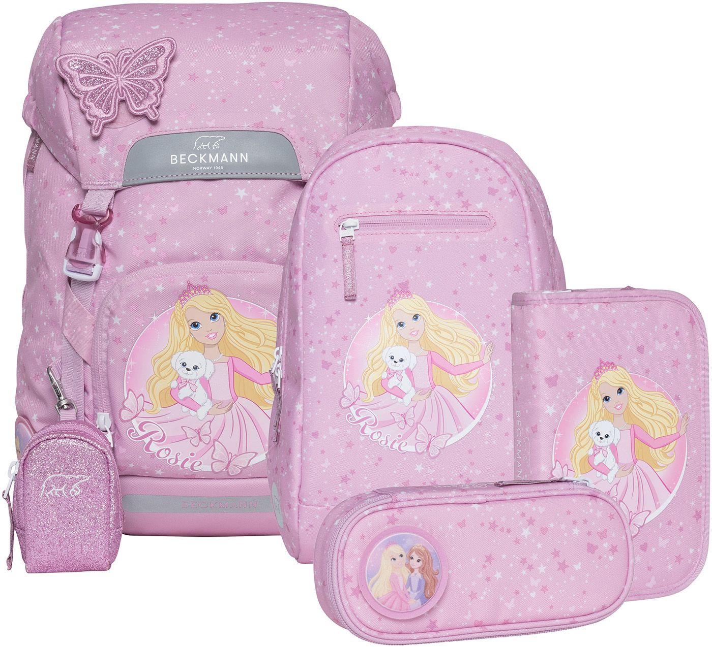 Beckmann® Schulranzen-Set *Classic Maxi, Rosie