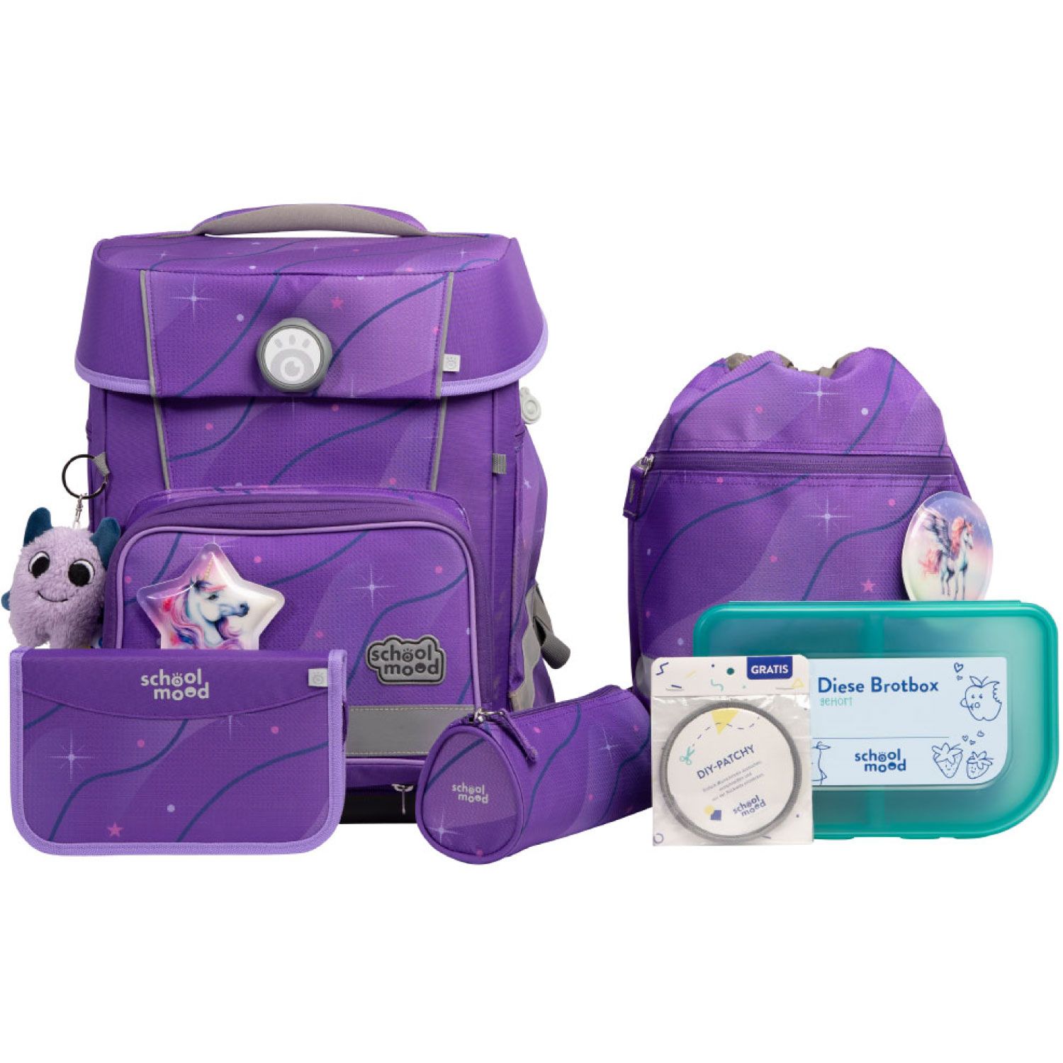 School Mood, Schulranzen-Set, Champion Maxx PRO , „Marie" (Pegasus)