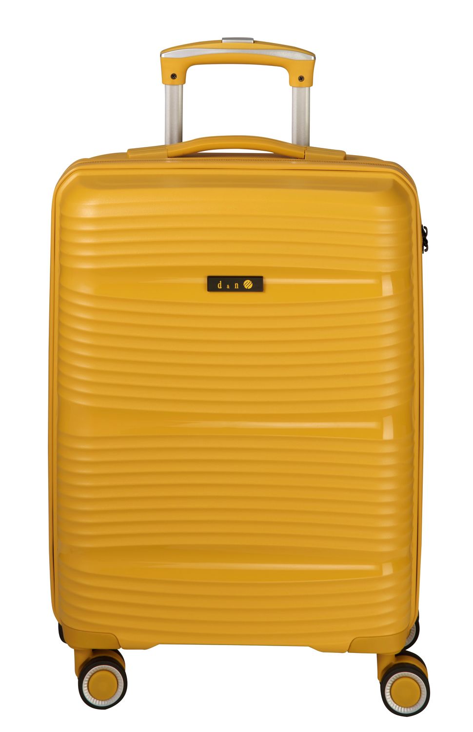 d&n, 4 Rollen Trolley, Polypropylen, Grösse M (66cm), gelb