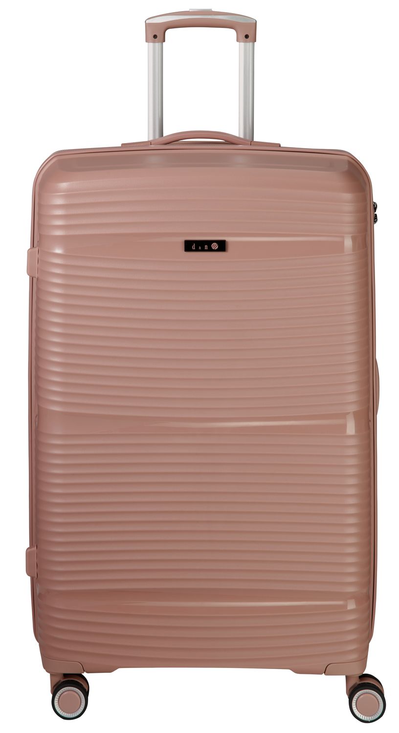 d&n, 4 Rollen Trolley, Polypropylen, Grösse L (76cm), taupe