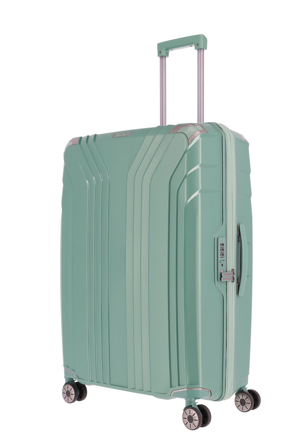 Travelite *ELVAA 4-Rad Trolley Größe L  Seegrün
