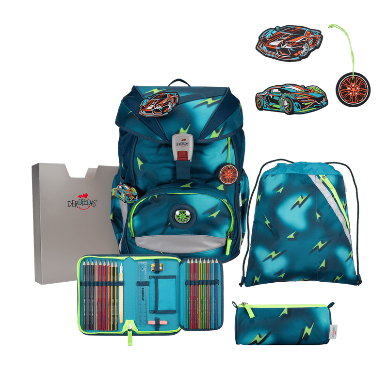 DerDieDas ErgoFlex  *Magic Light Schulrucksack/Schulranzen Set - Der Flexible!