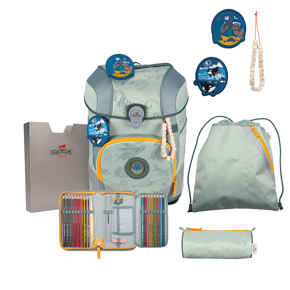 DerDieDas ErgoFlex Tiny Exclusiv Set ECO *Grey Planet