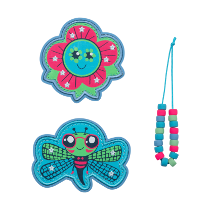 DerDieDas, Wechselbuttons, 3-tlg Set, „Happy Pixel“