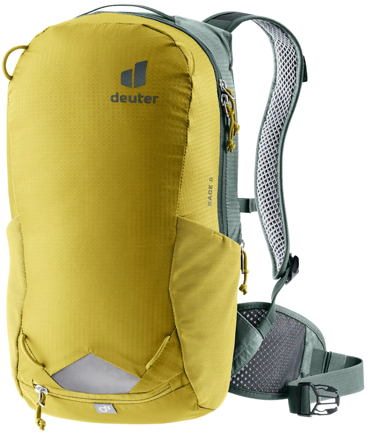 Deuter, Race 8, Fahrradrucksack, turmeric-ivy