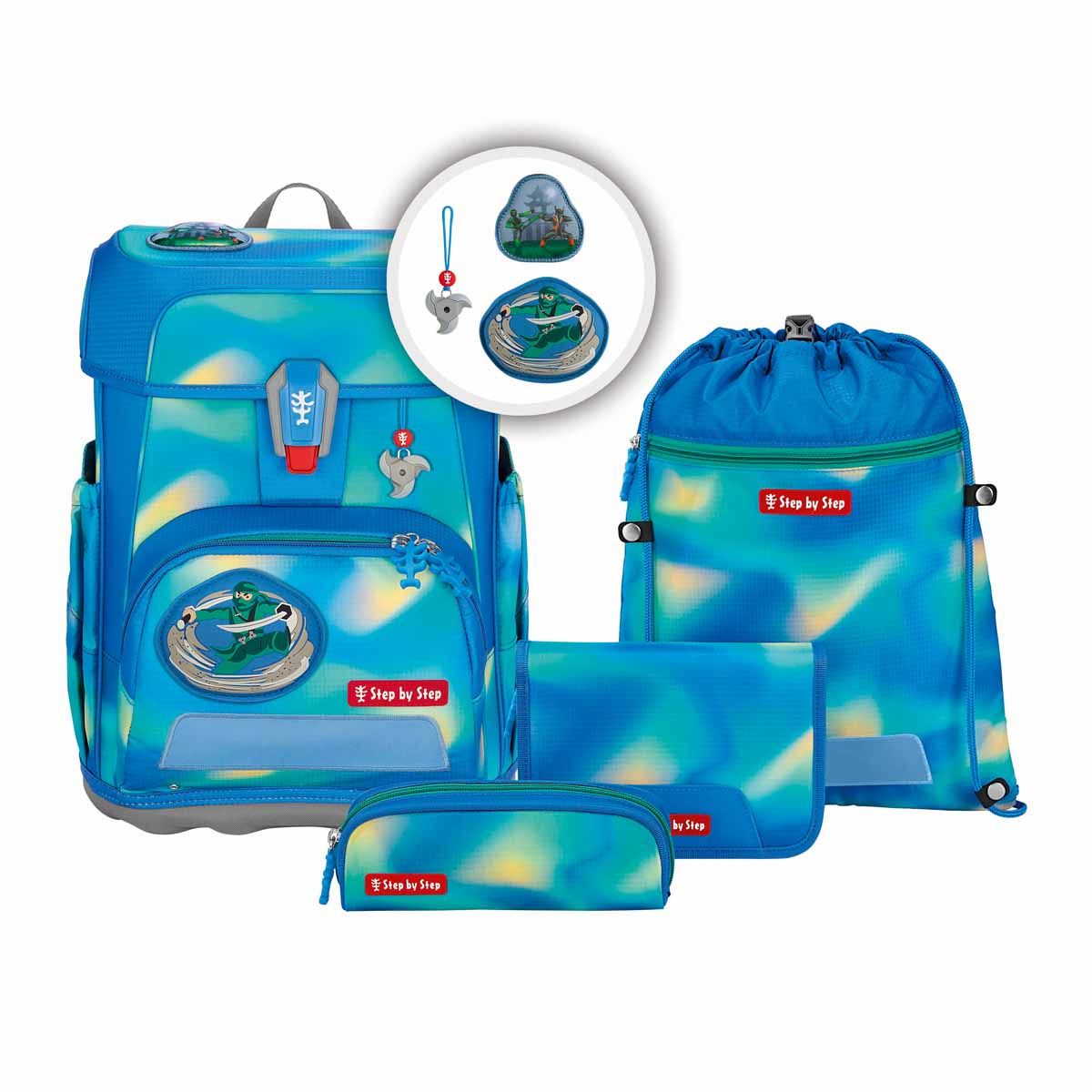 Step by Step, CLOUD FLASH, Schulranzen-Set, 5 teilig, *NINJA ZAZU