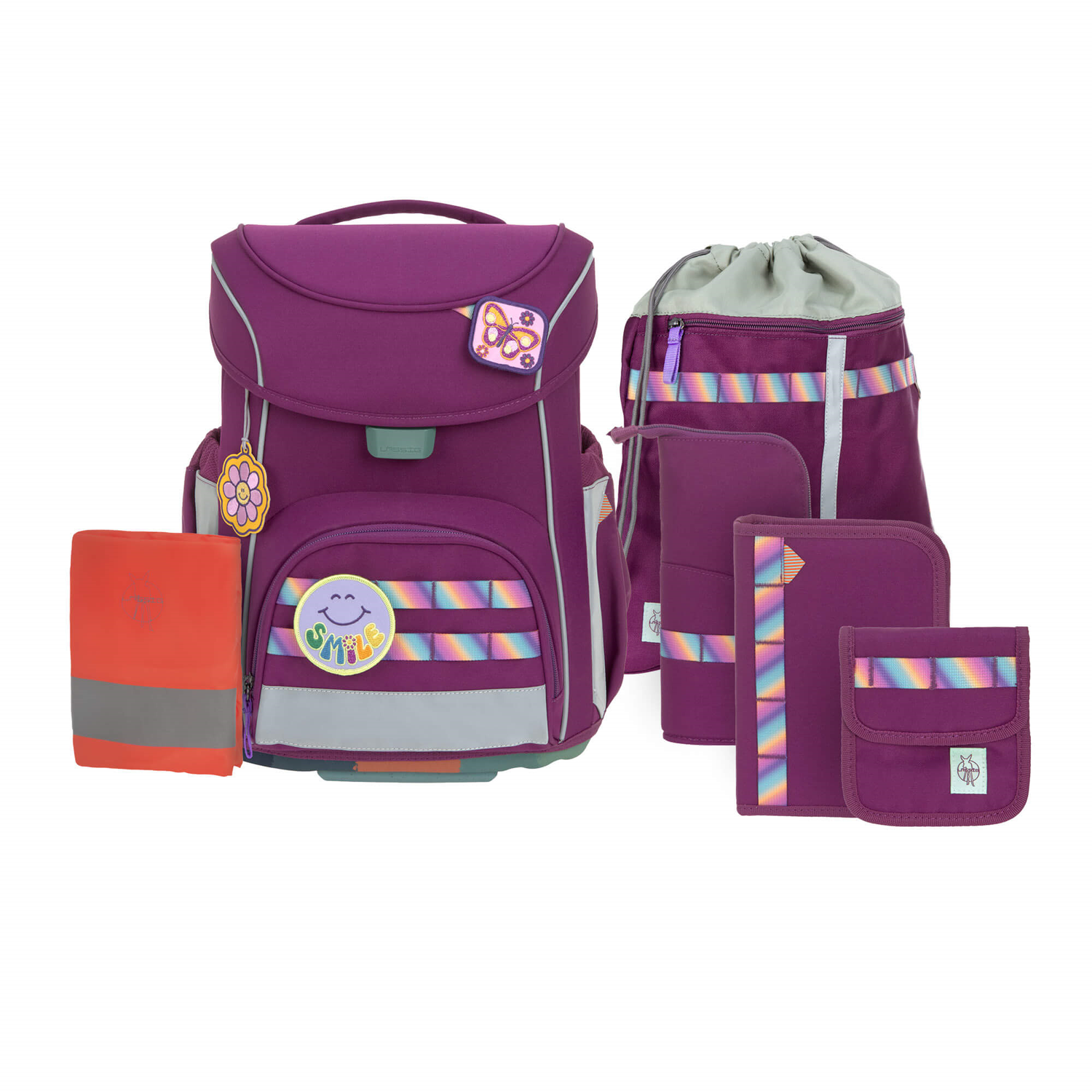 Lässig Schulranzen-Set 7tlg. *SLIM Unique lilac