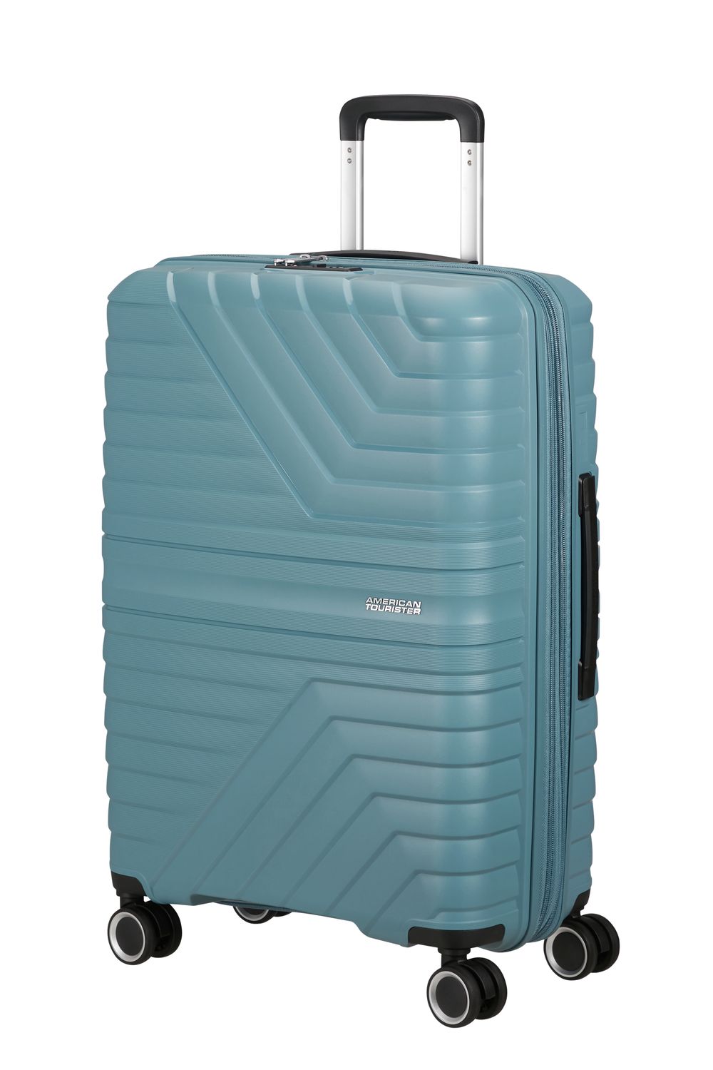 American Tourister Trolley 4W Größe M *FLYTWIST 67/24 TSA EXP. Storm Blue