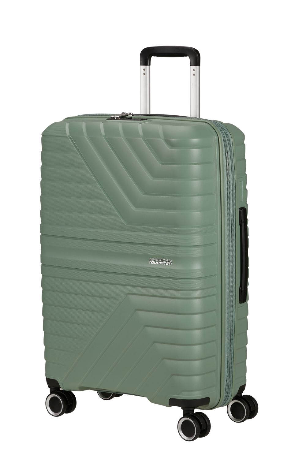 American Tourister Trolley 4W Größe M *FLYTWIST 67/24 TSA EXP. Botanic Green
