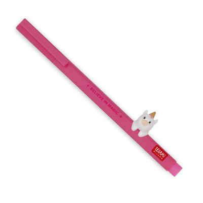 LEGAMI Gelstift mit Deko-Tierchen Unicorn „Believe in magic“ - Lovely Friends
