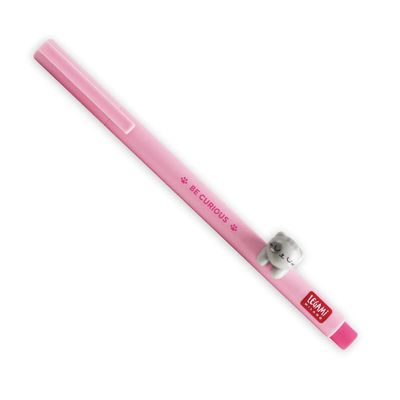LEGAMI Gelstift mit Deko-Tierchen Kitty „Be Curious“ - Lovely Friends