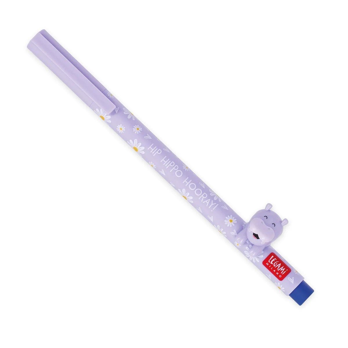 LEGAMI Gelstift mit Deko-Tierchen Hippo „Hip Hippo Hooray“ - Lovely Friends