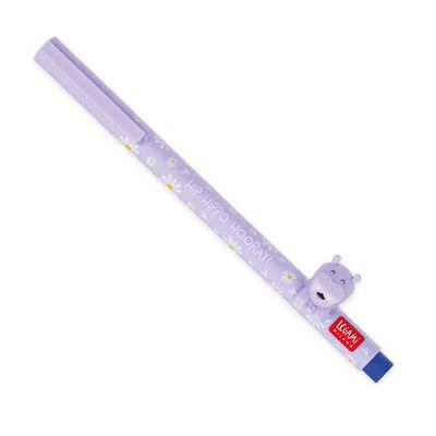 LEGAMI Gelstift mit Deko-Tierchen Hippo „Hip Hippo Hooray“ - Lovely Friends