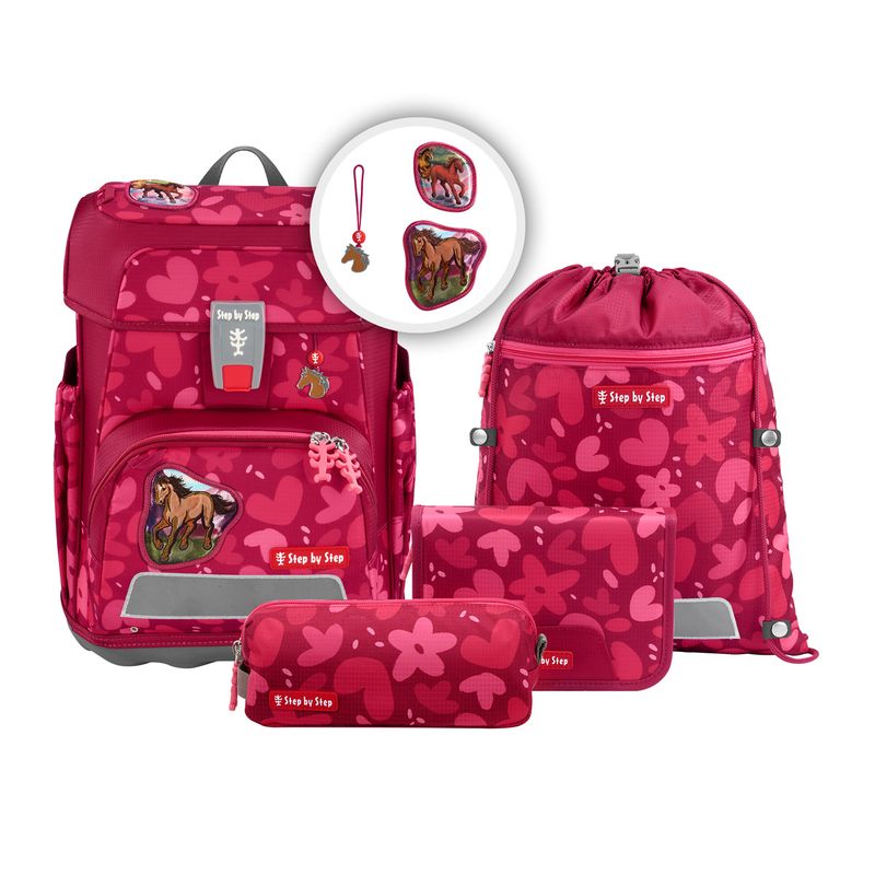 Step by Step, Cloud, Schulranzen-Set, 5 teilig, *Wild Horse Nora Step by Step, Cloud, Schulranzen-Set, 5 teilig, *Wild Horse Nora