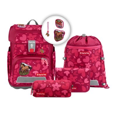 Step by Step, Cloud, Schulranzen-Set, 5 teilig, *Wild Horse Nora