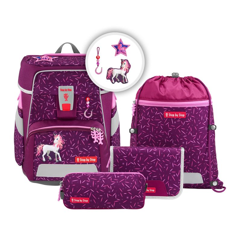 Step by Step, Space Schulranzen-Set, 5 teilig, *PRETTY UNICORN NUALA Step by Step, Space Schulranzen-Set, 5 teilig, *PRETTY UNICORN NUALA