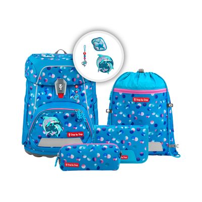 Step by Step FIT Schulranzen-Set 5tlg. *Dolphin Finja