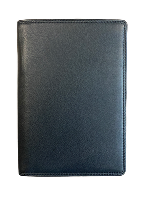 Jockey Club Brieftasche  Leder schwarz