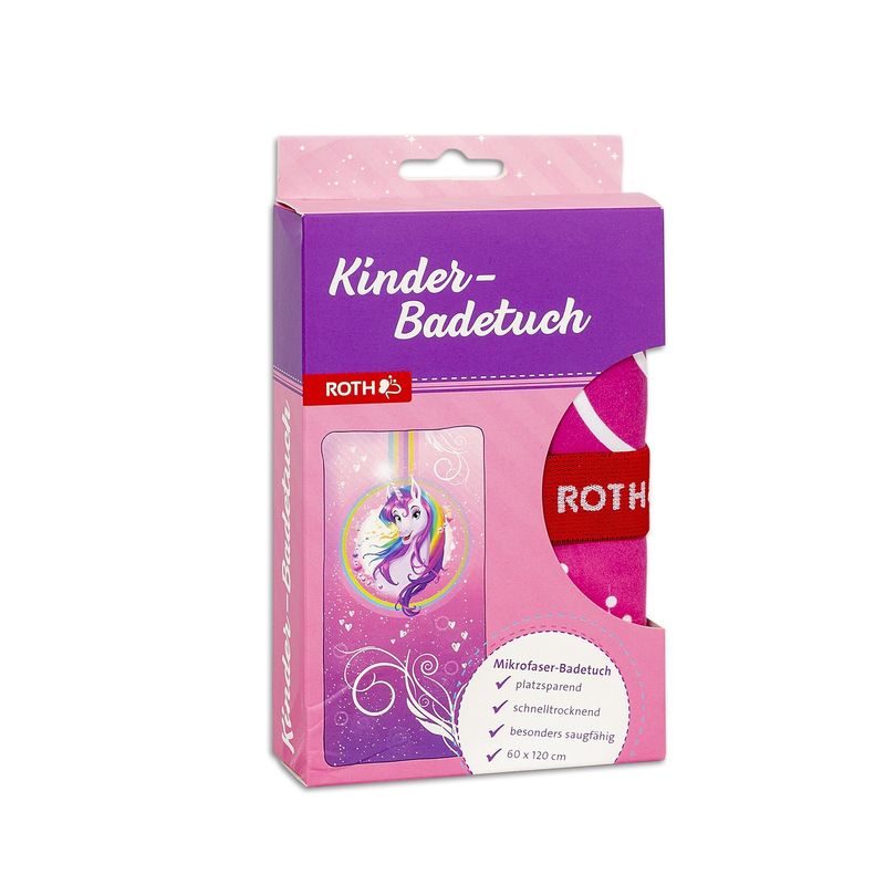 Roth Kinder-Badetuch „Einhornportrait“ Roth Kinder-Badetuch „Einhornportrait“