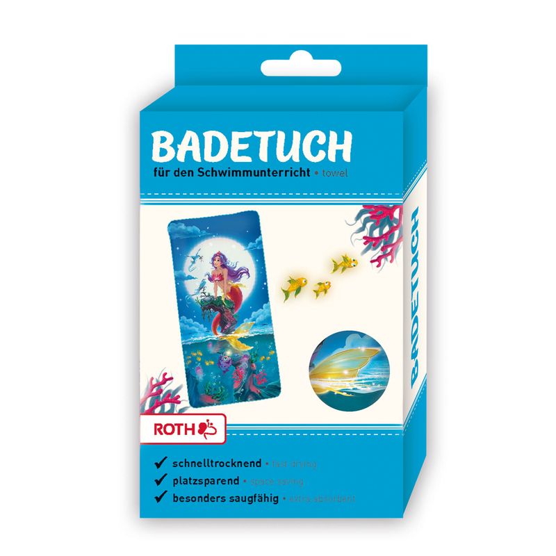 Roth Kinder-Badetuch „Magische Meerjungfrau“
