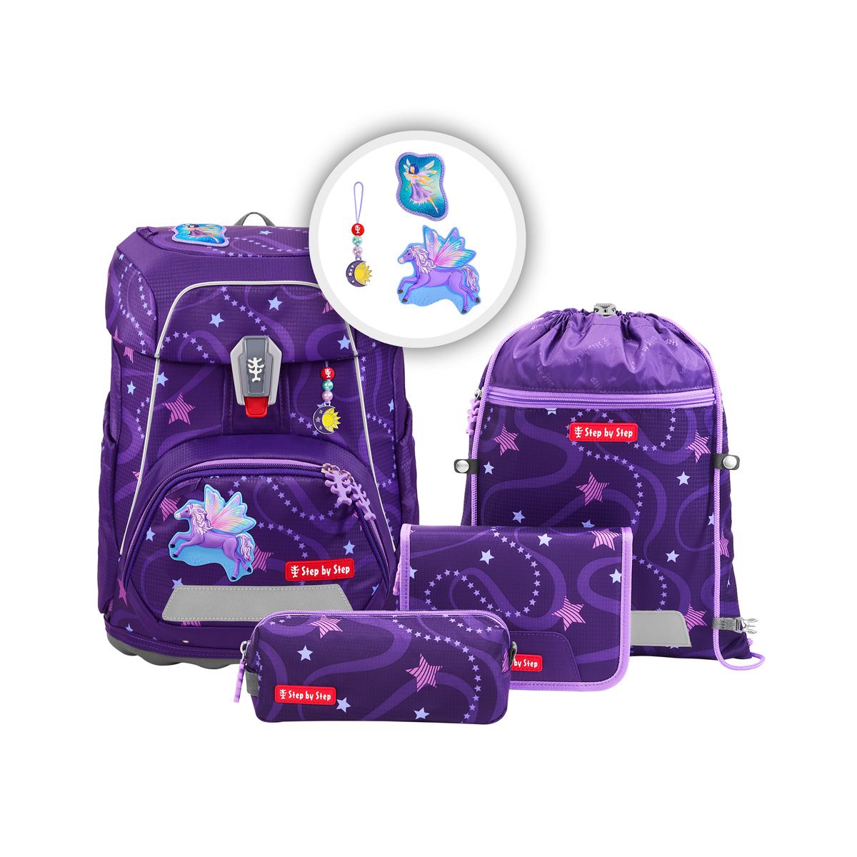 Step by Step FIT Schulranzen-Set 5tlg. *Pegasu Emily Step by Step FIT Schulranzen-Set 5tlg. *Pegasu Emily