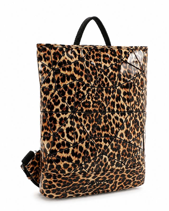 SURI FREY, Rucksack Sports,  leopard dunkel brown  beige