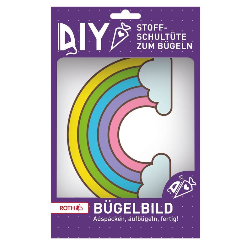 Roth, Bügelbild / Bügeldekoration gestickt *Einhorn Roth, Bügelbild / Bügeldekoration gestickt *Einhorn