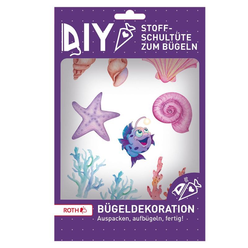 Roth, Bügelbild / Bügeldekoration *Delfine Roth, Bügelbild / Bügeldekoration *Delfine