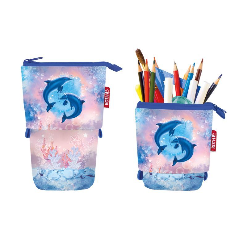 Roth, Stifte-Etui 2in1, *Delfine Roth, Stifte-Etui 2in1, *Delfine