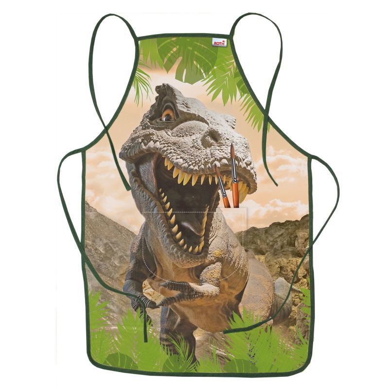 Roth Kinderschürze mit Bauchtasche *Tyrannosaurus Roth Kinderschürze mit Bauchtasche *Tyrannosaurus
