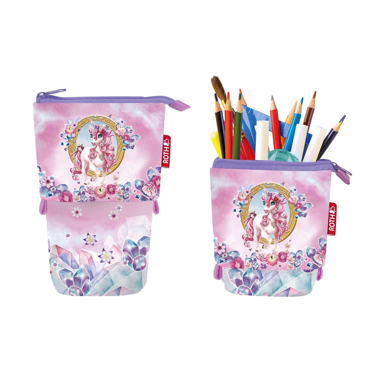 Roth, Stifte-Etui 2in1, *Einhorn Beauty Roth, Stifte-Etui 2in1, *Einhorn Beauty