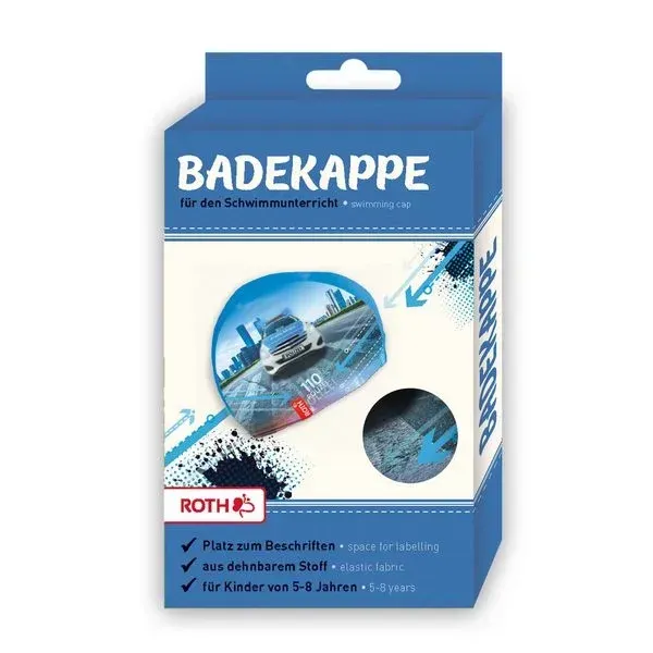 Roth,  Kinder - Badekappe Polizei 21x19cm 89438