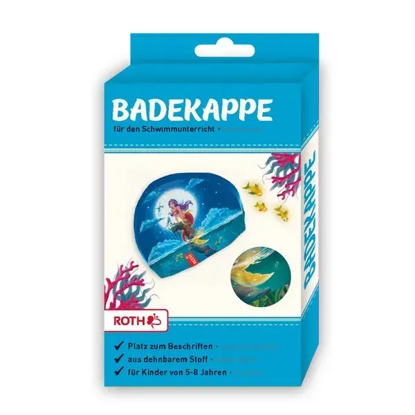 Roth,  Kinder - Badekappe Meerjungfrau, 21x19cm 89440