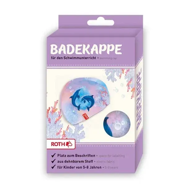 Roth,  Ki-Badekappe Delfine 21x19cm 89439