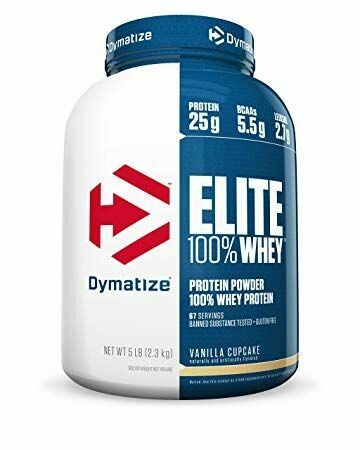 ELITE 100% WHEY PROTEIN VANILLA CUPCAKE (5LBS)