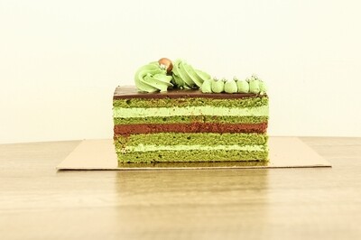 Matcha Opera Cake