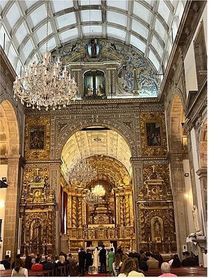 Interior of Moreira da Maia parish church
