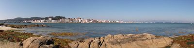 Porto Airport ↔ O Grove & A Toxa Private Transfer Panorama of O Grove seen from A Toxa