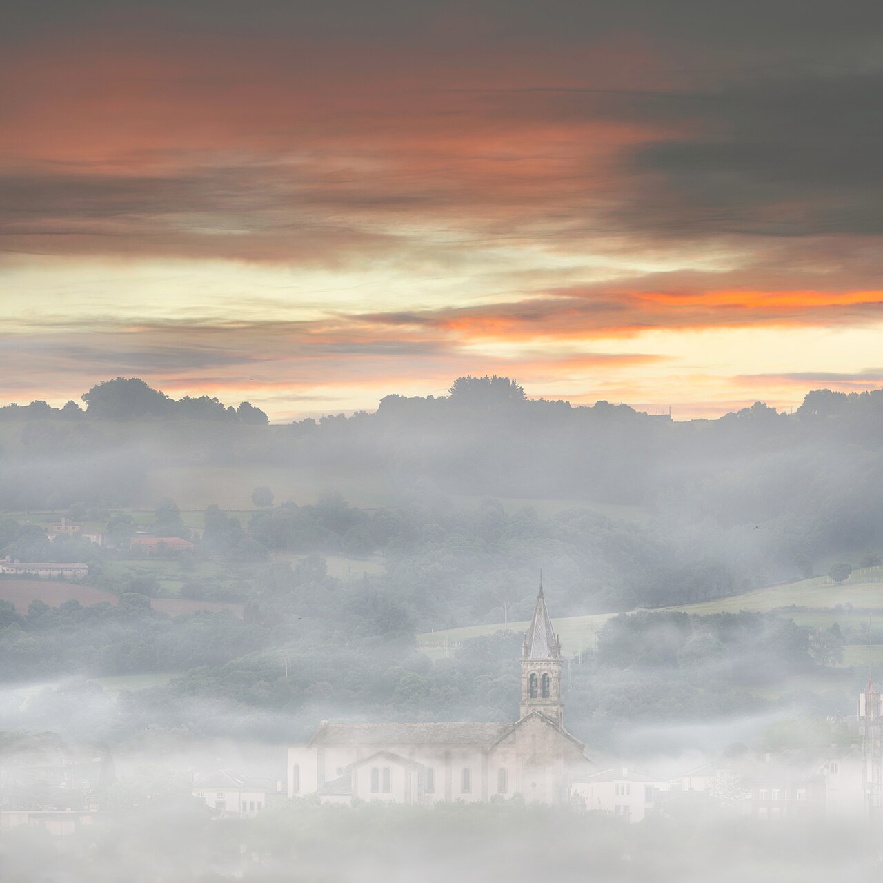 View of Sarria, Galicia